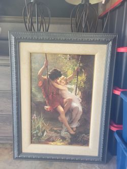 Large Framed Classical Romantic Art Print