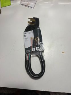 Utilitech 6FT Dryer Cord 30 Amp 10 Gauge