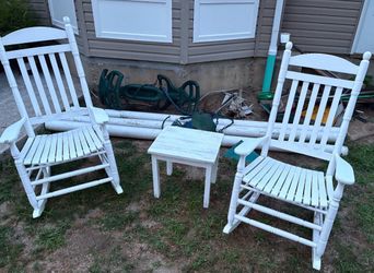Antique Wooden Deck Furniture