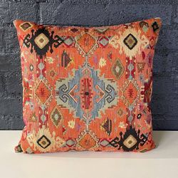 Single Antique Italian Decorative Square Textile Pillow, c.1920’s
- Delivery Available