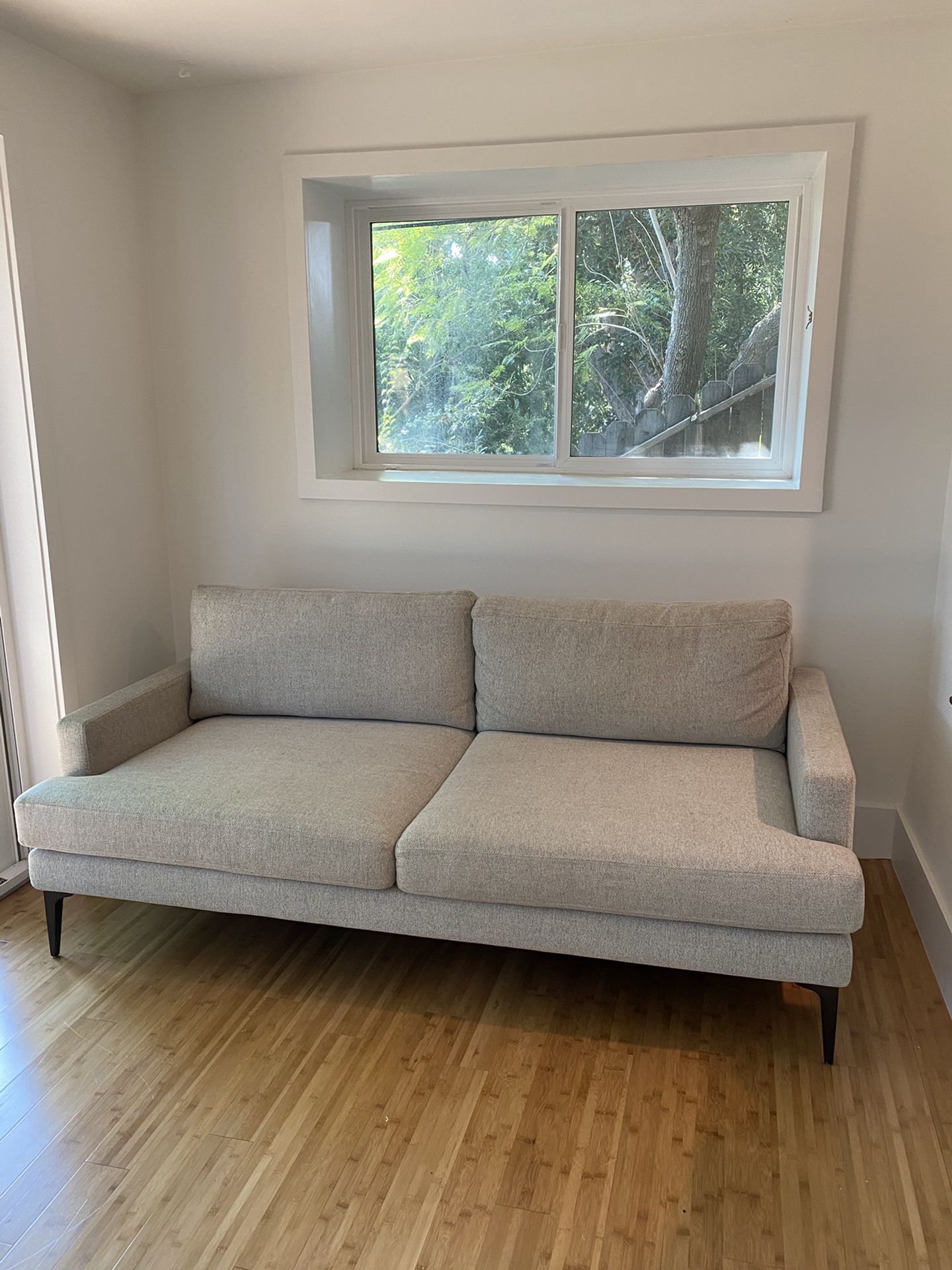 West Elm Andes Sofa - grey couch