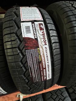 New 245/45R20 Venom Covert Grip $145 Per Tire 