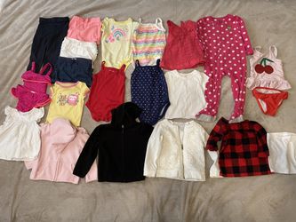 Lot Of Baby toddler Girl’s Clothes Size 24 Months And 2T