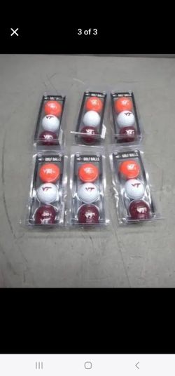 New $90 6 Packs Of Team Golf Virginia Tech Hokies Golf Ball 3 Pack.