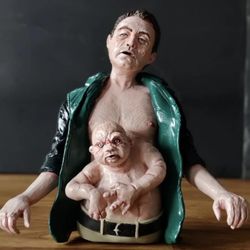 Kuato Total Recall Polymer Clay Figure 