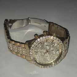 Men's Michael Kors Gold Watch Like NEW 