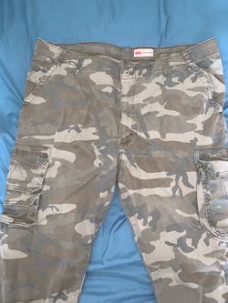 Wrangler Camo Cargo Pants Regular Taper