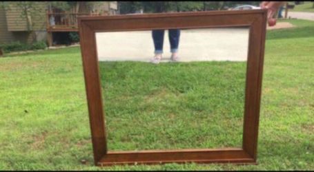 Wooden Dresser Mirror