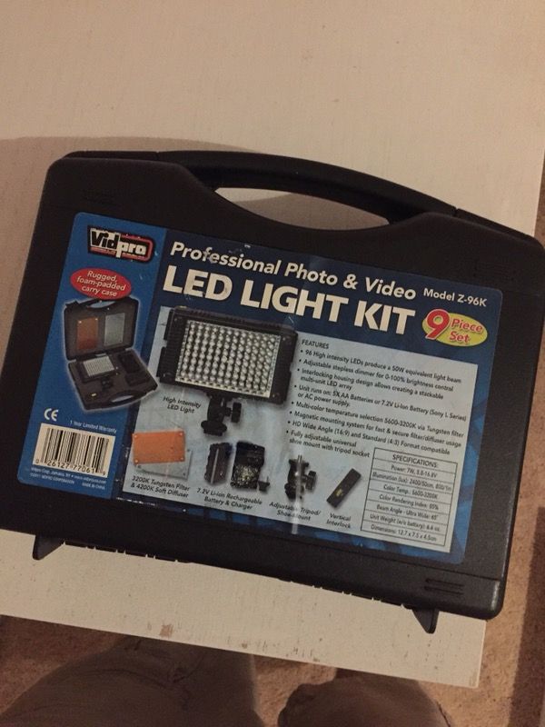On camera led light