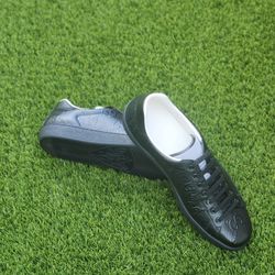 Gucci Ace - Black GG - New W/Box And Receipt 