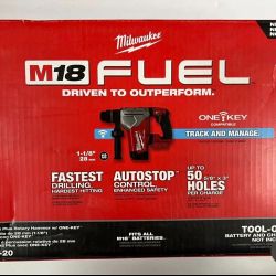 Milwaukee New 1 1/8" Rotary Hammer One Key 