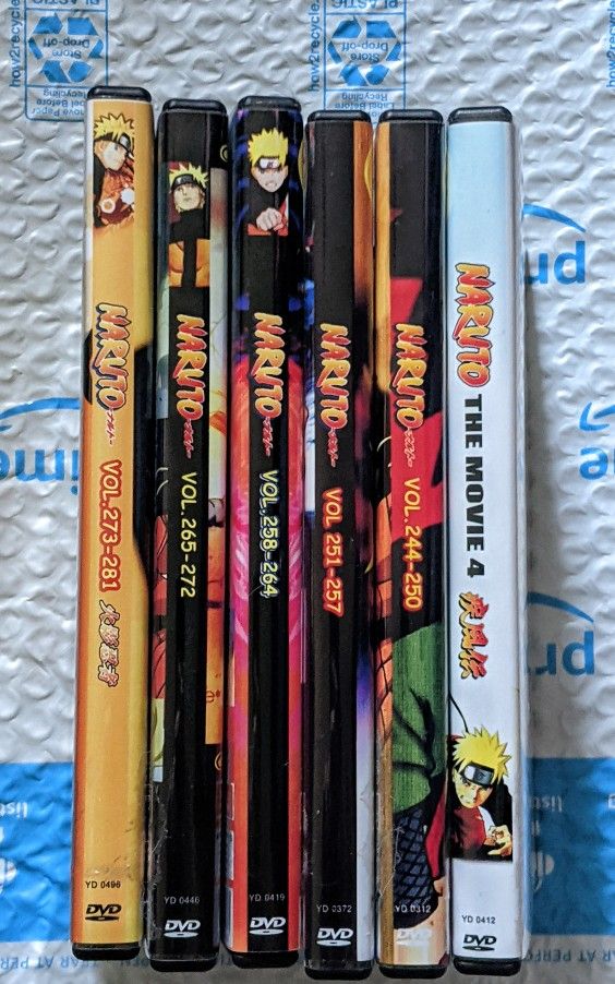 Naruto DVD Collection Japanese Only Eng Subs