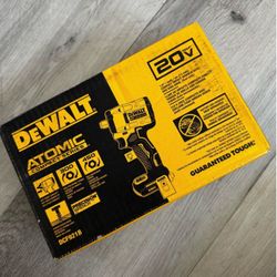 Brand new DEWALT ATOMIC 20V MAX Cordless Brushless 1/2 in. Variable Speed Impact Wrench