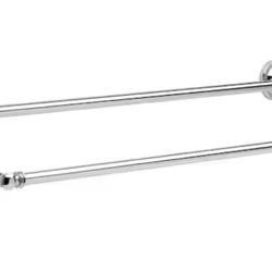 Delta Silverton 24 in. Wall Mount Double Towel Bar Bath Hardware Accessory in Polished Chrome
