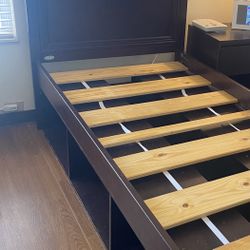 Twin Bed Frame With Headboard 