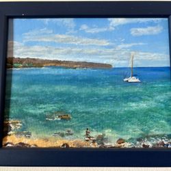 Waimea Bay (Hawaii) Painting By AHL