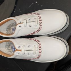 Leather Baseball Print KEDS