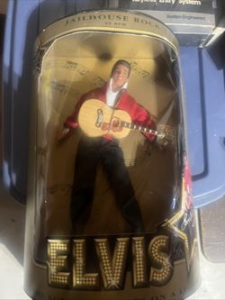 Elvis Presley Jailhouse Rock 45RPM Doll Hasbro Vintage 1993 Collectible R&R King