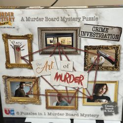 Murder Mystery Party Case Files Puzzles - The Art of Murder