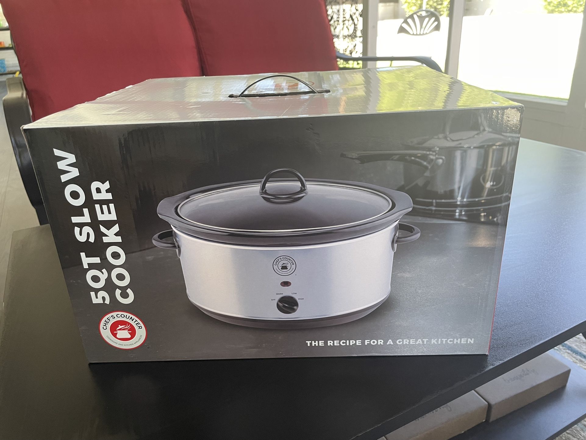 Chef’s Counter  5 QT Slow Cooker