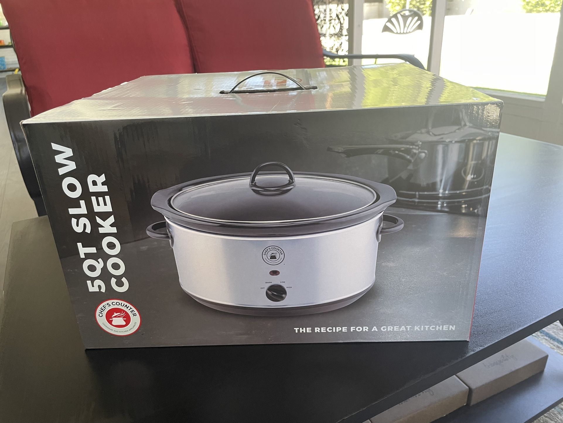 Chef’s Counter 5 QT Slow Cooker