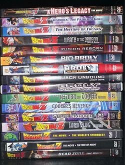 Dragonball Z & Dragonball GT DVD Movies