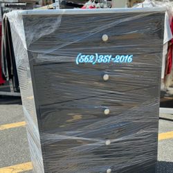 Five Drawer Dresser Grey Compressed New Comoda 