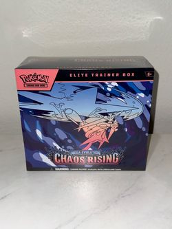 New Pokemon Chaos Rising ETB Elite Trainer Box Sealed