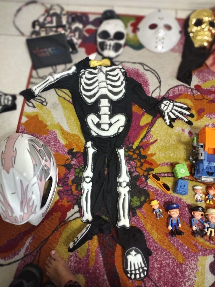 3T Halloween skeleton Costume 