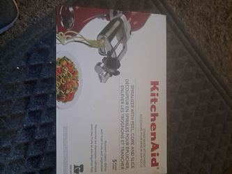 Kitchenaid Spiralizer See pictures