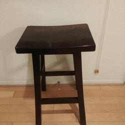 One Wooden Stool