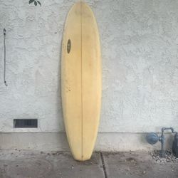 Vintage JK Surfboards 7’6” 5-Fin Convertible Funboard