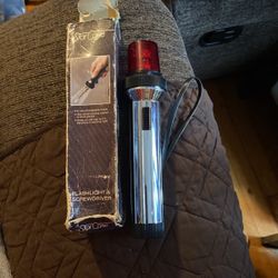 Vintage Star Case Flashlight And Screwdriver 