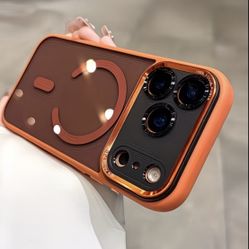 iphone 17 pro case orange with magsafe