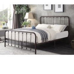 Queen Bed Frame Platform (mattress Is Extra)