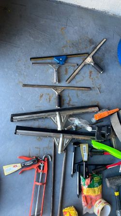 Window cleaners and junk extension cords sold