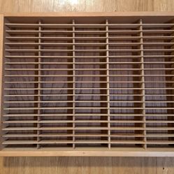 Napa Valley Box 100 Cassette Tape Wood Box