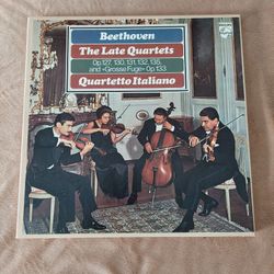 Beethoven The Late Quartets (Quartetto Italiano) 4xLP Box Set 6998 022 