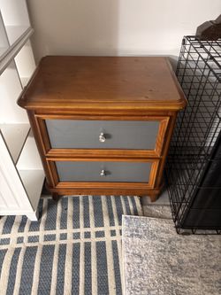 Wooden Nightstand 