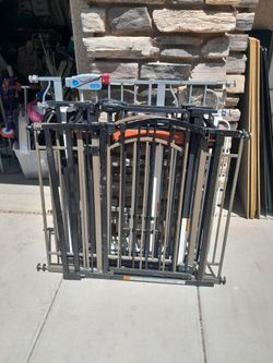 36"-41" Tall Metal Security Gate Fences Child Pet Dog Baby Pressure Mount $25-$30 each 4 different See All Photos Read Description