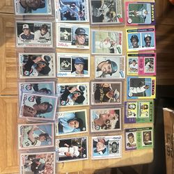 Topps Baseball Card Lot 70s