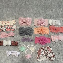 New And Like New baby Girl Bows