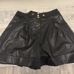 Leather Shorts