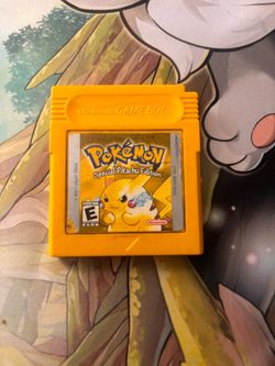 Pokemon Yellow Special Pikachu Edition Tested Working Game Boy