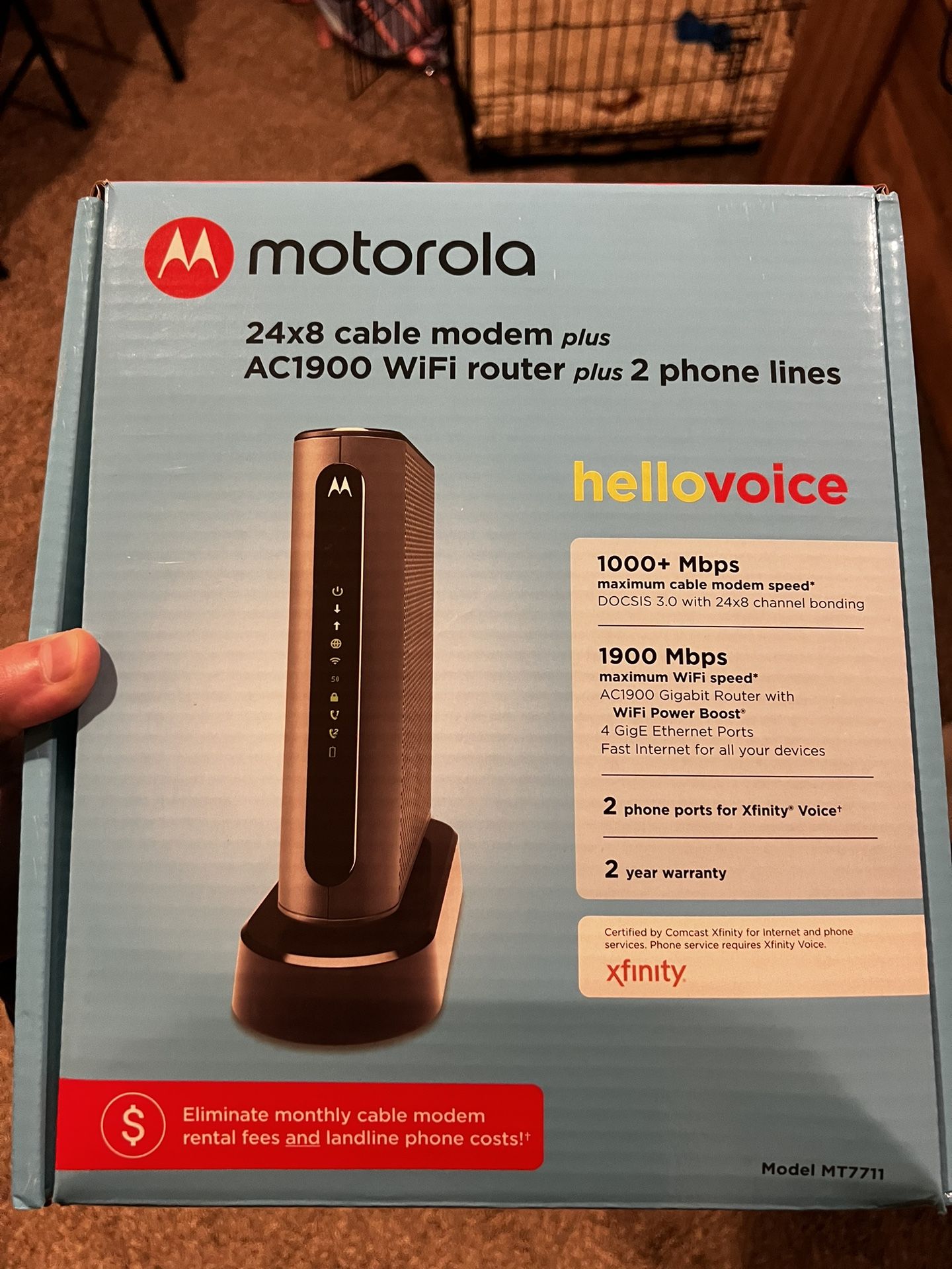 Motorola Modem & Router MT7711