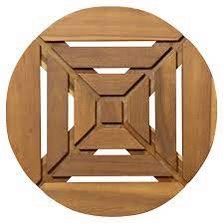 Acacia Wood Planter Caddy, 2-pack