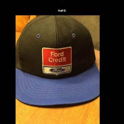 Vintage Ford Credit Trucker Snap Back Cap 