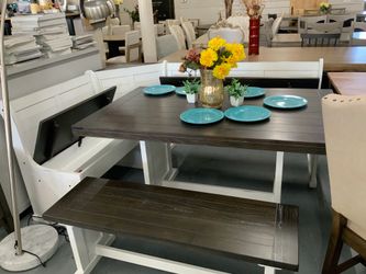 Gorgeous Nook Like Seating Area with Bench - SAME DAY DELIVERY - CoLoRs Available - Storage Space