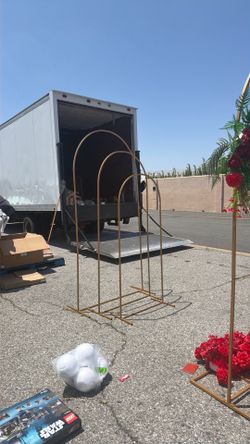 3 piece wedding arch