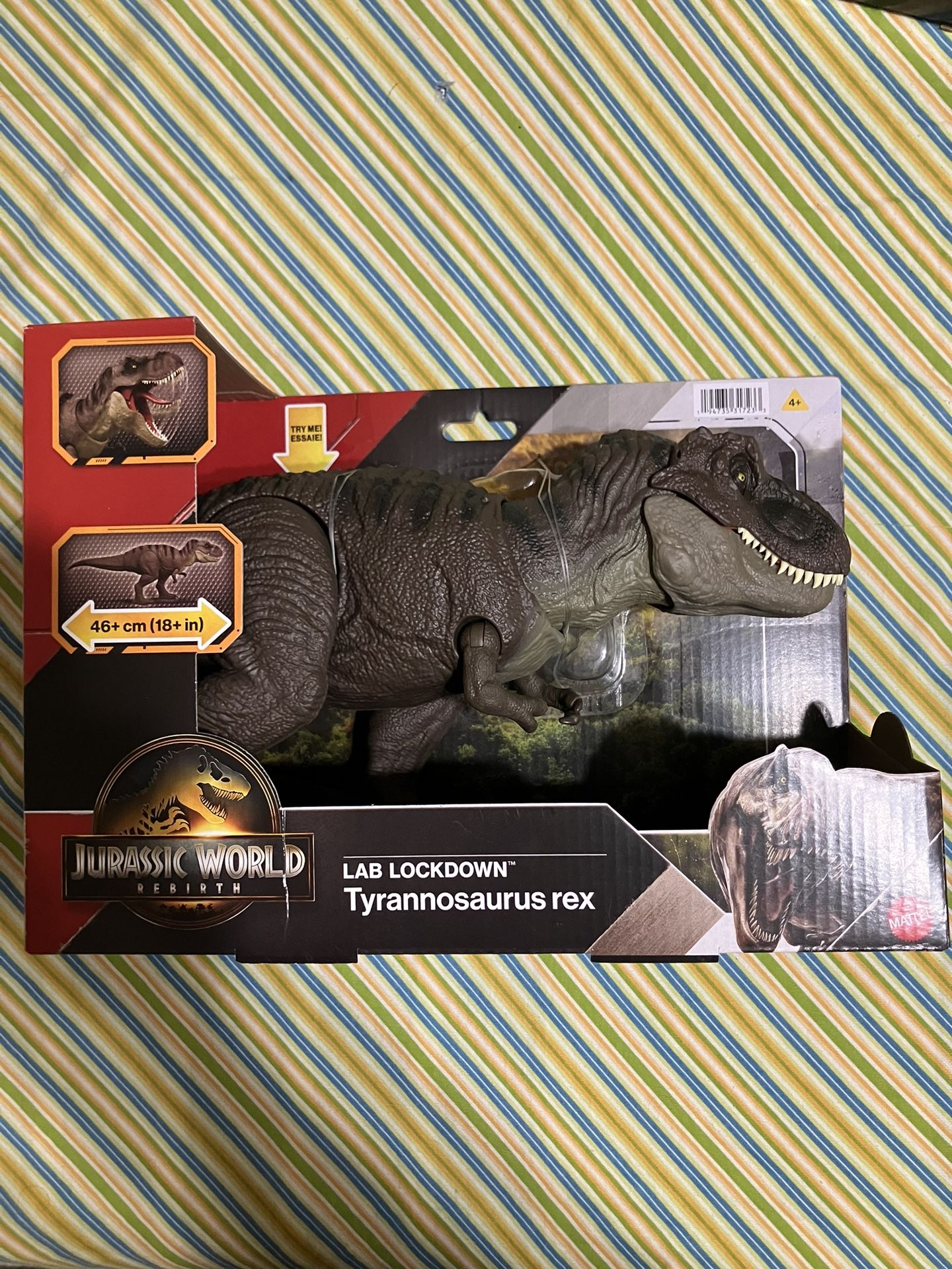 Mattel Jurassic World Rebirth Lab Lockdown Tyrannosaurus Rex Action Figure MISB New! CHEAPER THAN RETAIL!